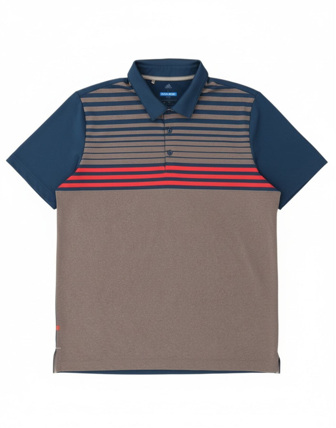 Adidas Ανδρικό πουκάμισο πόλο με μεγάλο γκρι χρώμα πολυεστέρα