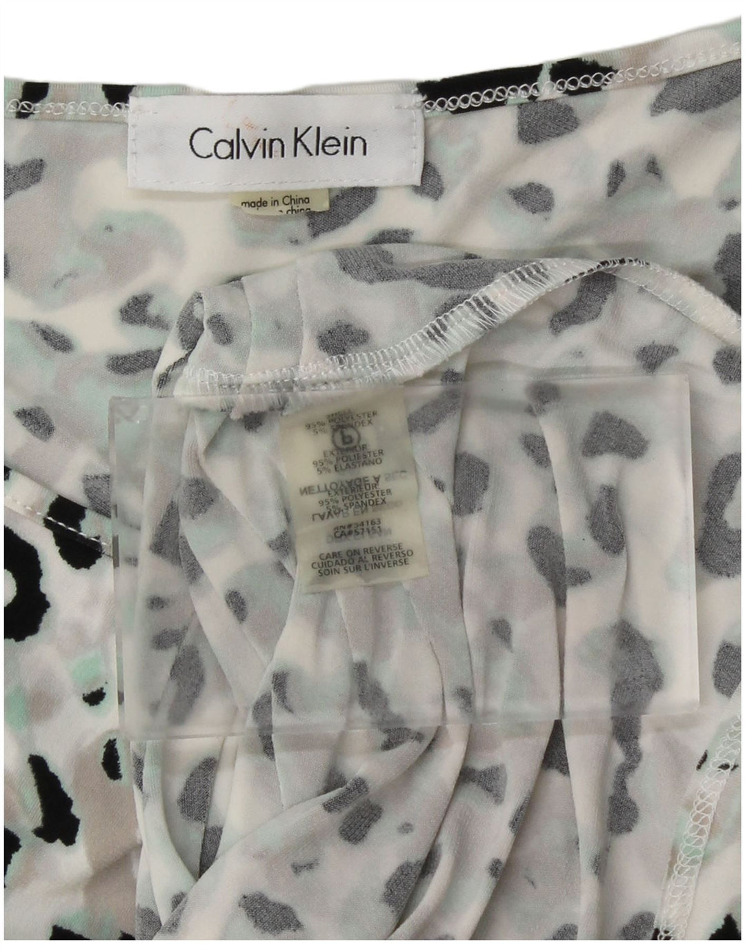 Γυναικείο γιλέκο CALVIN KLEIN τοπ UK 12 μεσαία πολύχρωμη στάμπα ζώων