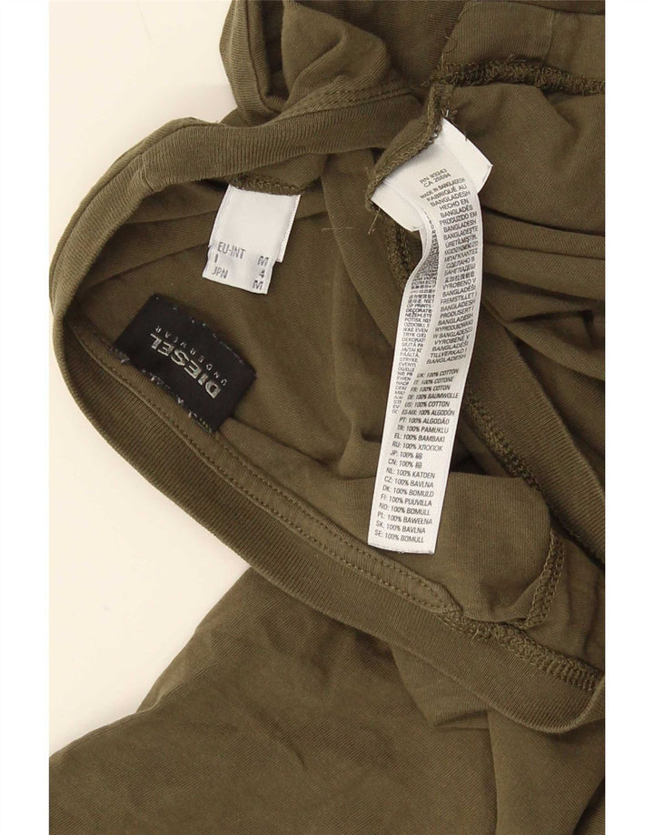 Ανδρικό T-Shirt Diesel Top Medium Khaki Cotton