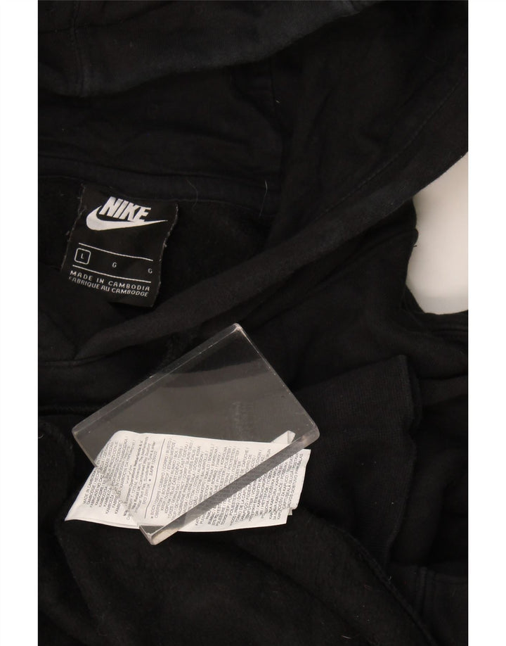 Ανδρικό φούτερ Nike, μεγάλο μαύρο βαμβακερό