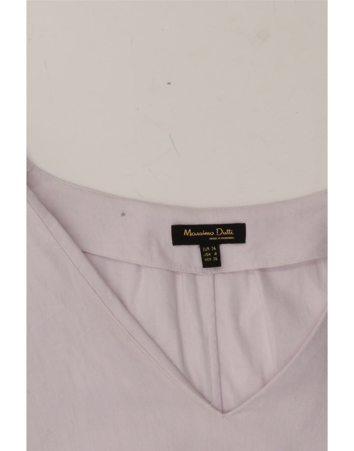 MASSIMO DUTTI Womens 3/4 Sleeve Blouse Top EU 36 XS Pink Vintage Massimo Dutti and Second-Hand Massimo Dutti from Messina Hembry 