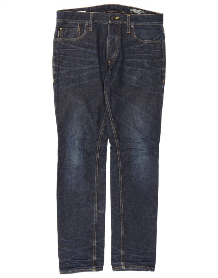 Jack & Jones Ανδρικό Tim Slim Jeans W32 L32 Navy Blue Cotton