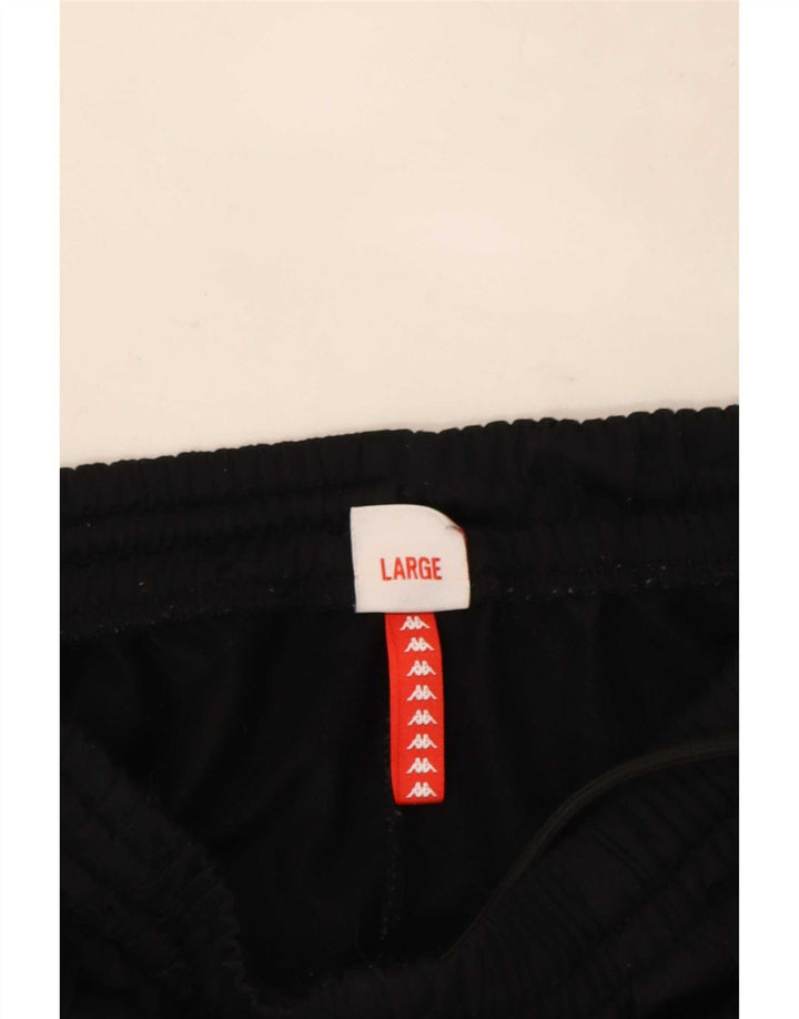 Ανδρική φόρμα γραφικής Kappa Παντελόνι Joggers Large Μαύρο