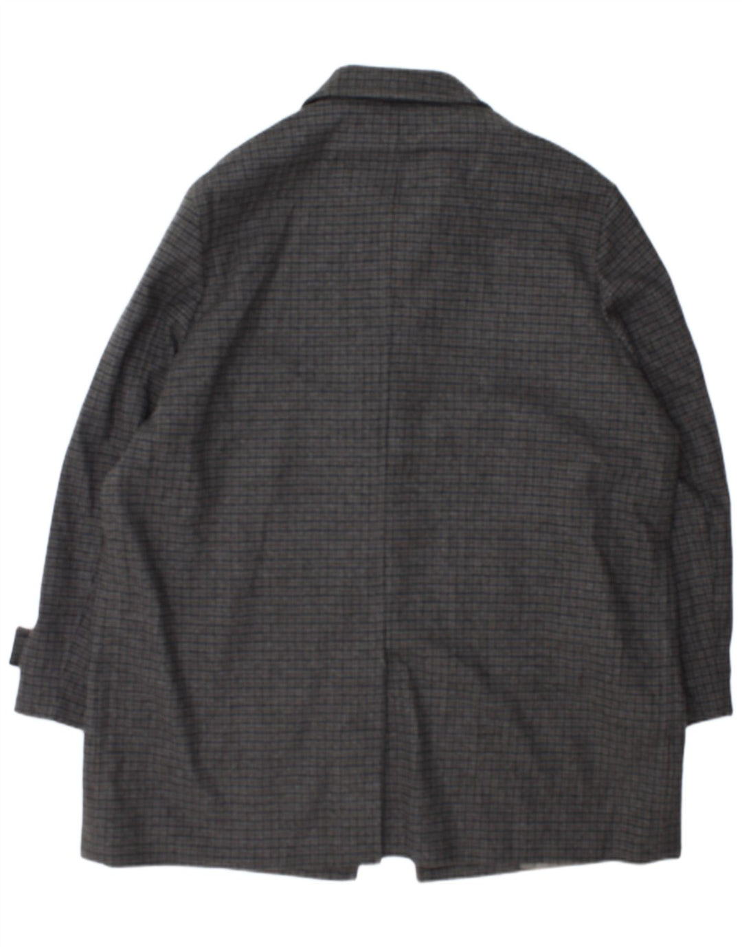 Ανδρικό πανωφόρι Marks & Spencer UK 44 2XL Γκρι μαλλί Houndstooth