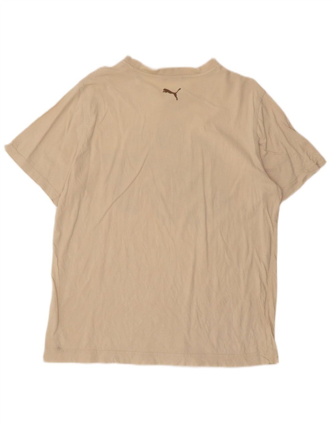Ανδρικό γραφικό T-Shirt Puma Top Large Beige