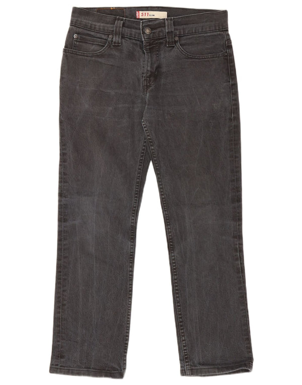 Levi's Mens 511 Slim Jeans W31 L26 Μαύρο βαμβακερό