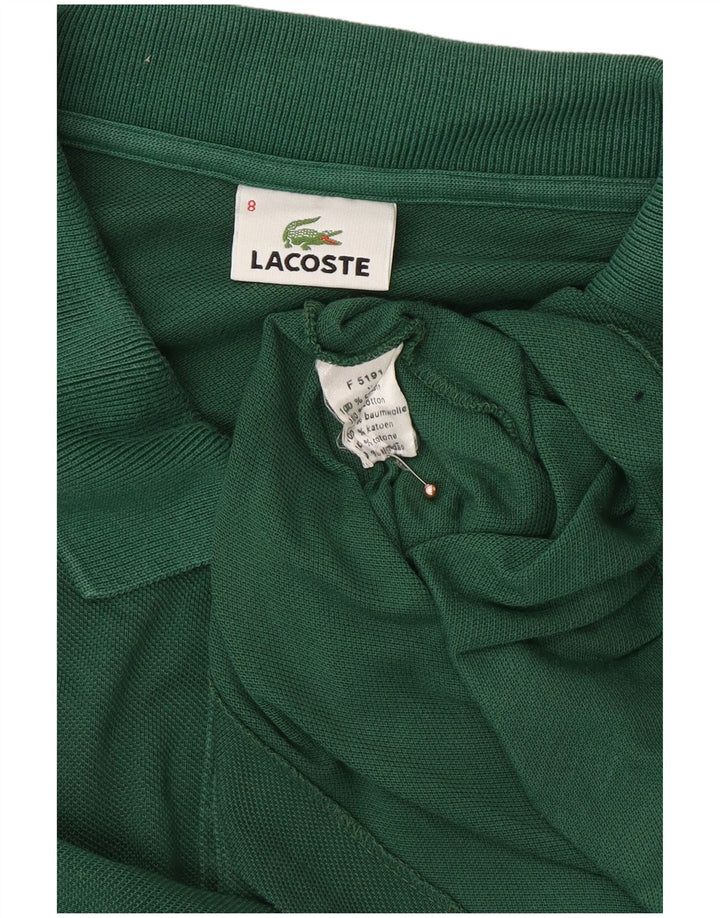Ανδρικό μπλουζάκι πόλο LACOSTE Νούμερο 8 3XL Πράσινο βαμβακερό