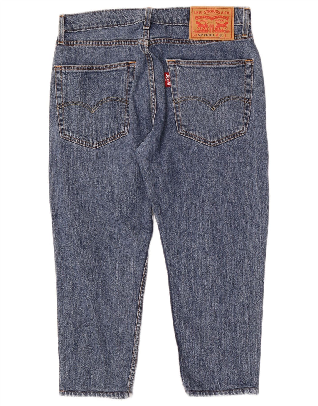 Levi's Mens 502 Tapered Jeans W32 L22 Blue Cotton