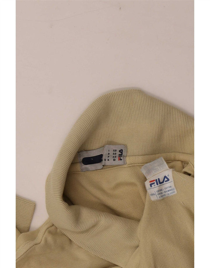Fila Ανδρικό Πόλο Πουκάμισο IT 50 Βαμβακερό μεσαίο μπεζ