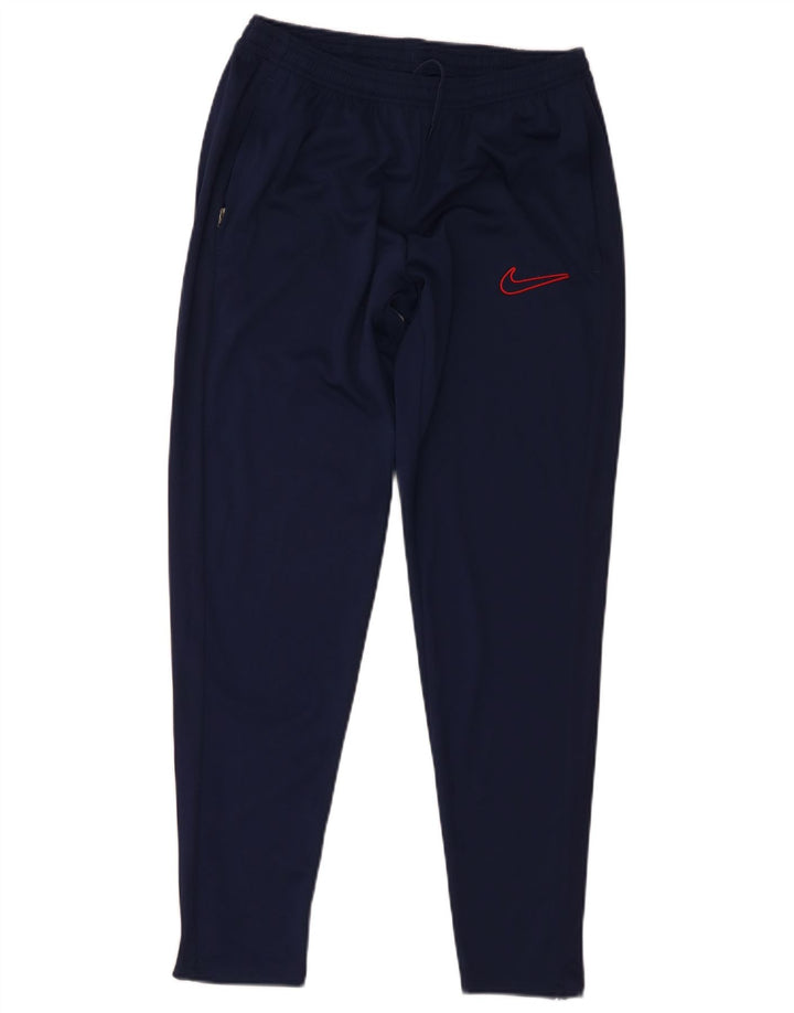 Ανδρικές φόρμες Nike Dri Fit Παντελόνια μεσαίου μπλε ναυτικού πολυεστέρα