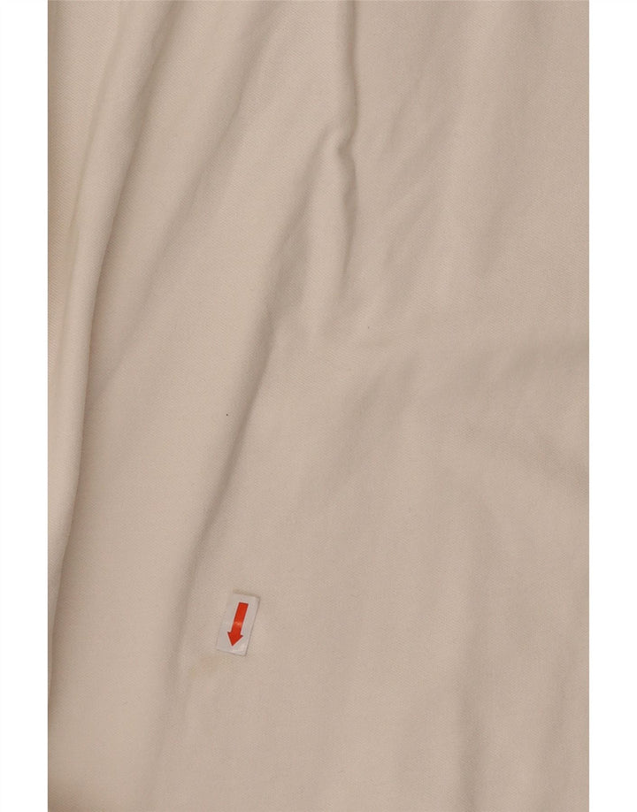 TRUSSARDI Γυναικείο μακρυμάνικο μπλουζάκι ράγκμπι πόλο UK 18 XL λευκό βαμβακερό