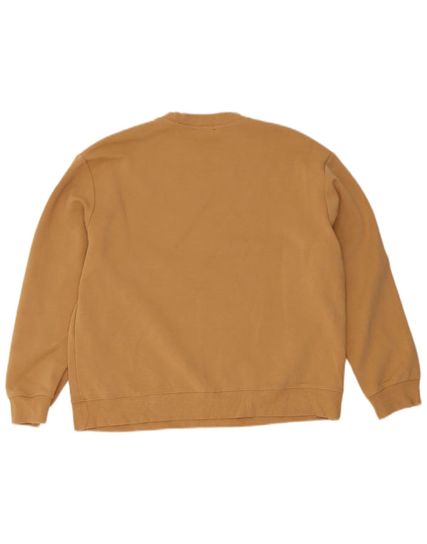 Zara Γυναικείο Φούτερ μεγάλου μεγέθους Jumper UK 10 Small Beige βαμβακερό