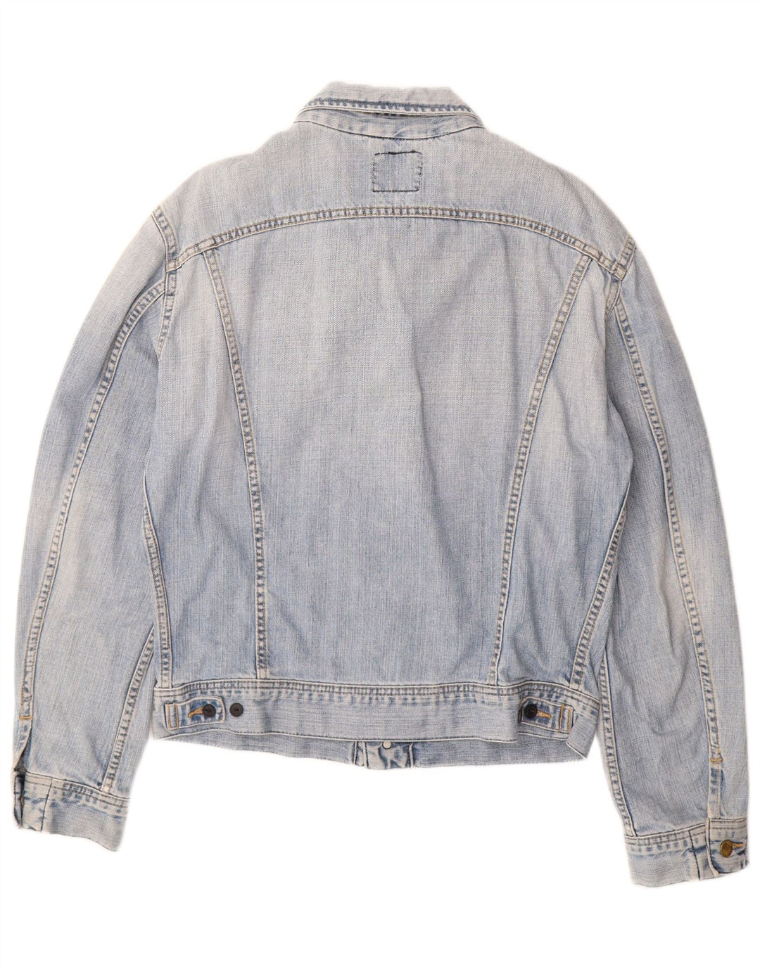 LEE Γυναικείο Τζιν Μπουφάν UK 16 Μεγάλο Μπλε Βαμβακερό