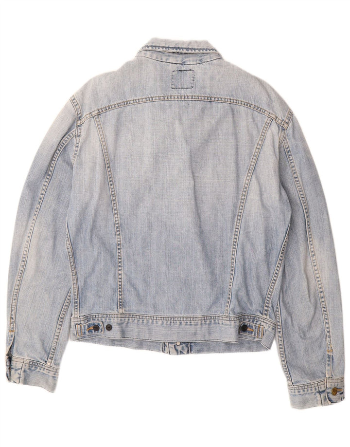 LEE Γυναικείο Τζιν Μπουφάν UK 16 Μεγάλο Μπλε Βαμβακερό