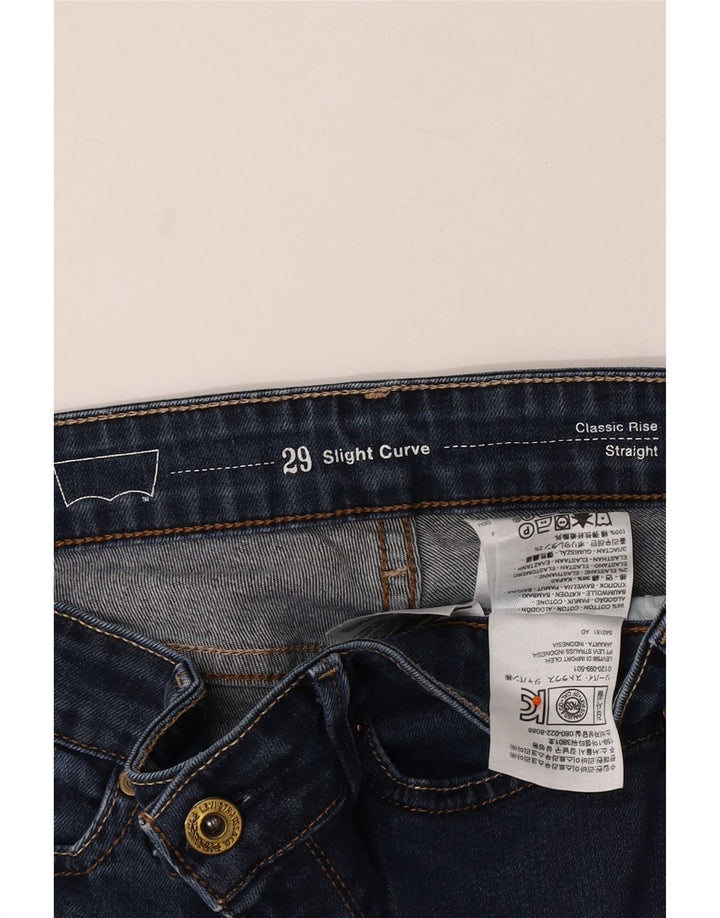 Γυναικείο LEVI'S Slight Curve Classic ίσιο τζιν W29 L28 Μπλε βαμβακερό