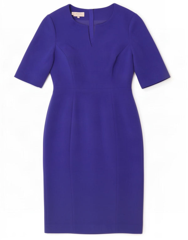Hobbs Γυναικείο φόρεμα με θήκη UK 10 Small Blue Polyester