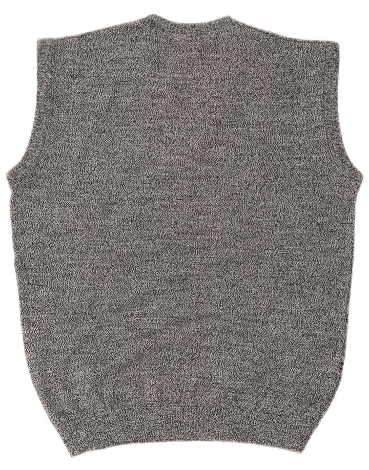 Vintage ανδρικό γιλέκο Tank Top Μεσαίο γκρι ριγέ