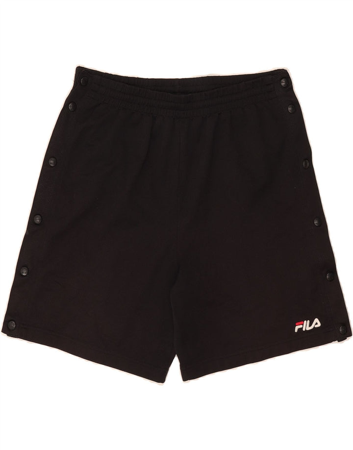 FILA Mens Sport Shorts Small Black Polyester Vintage Fila and Second-Hand Fila from Messina Hembry 