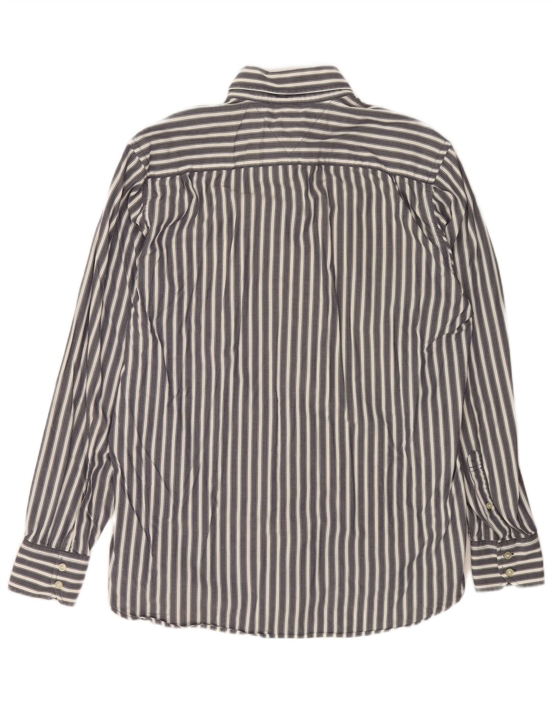 Ανδρικό πουκάμισο TOMMY HILFIGER Βαμβακερό με μεσαίο γκρι ρίγες