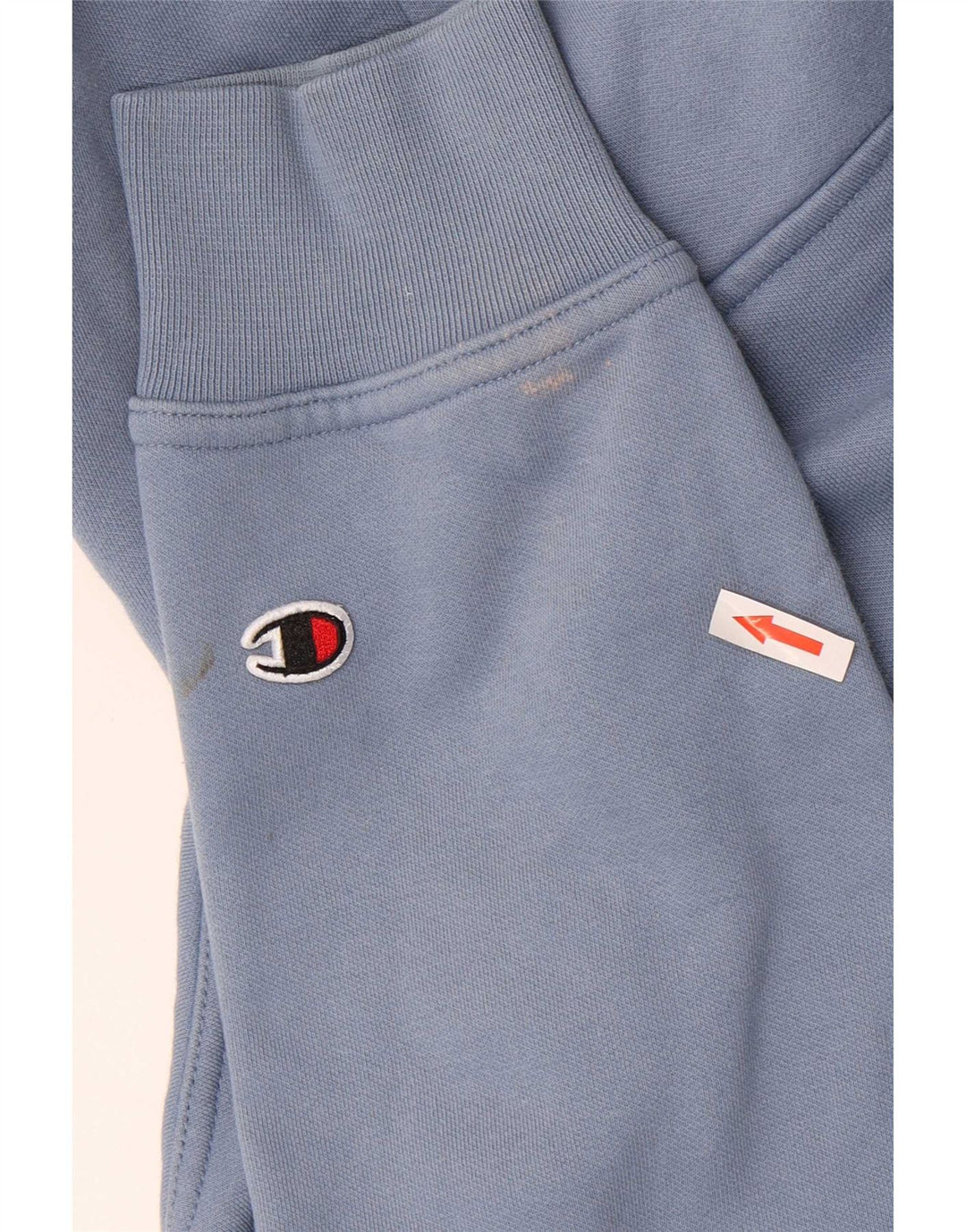 Champion Ανδρικό Hoodie Jumper Μικρό Μπλε Βαμβακερό