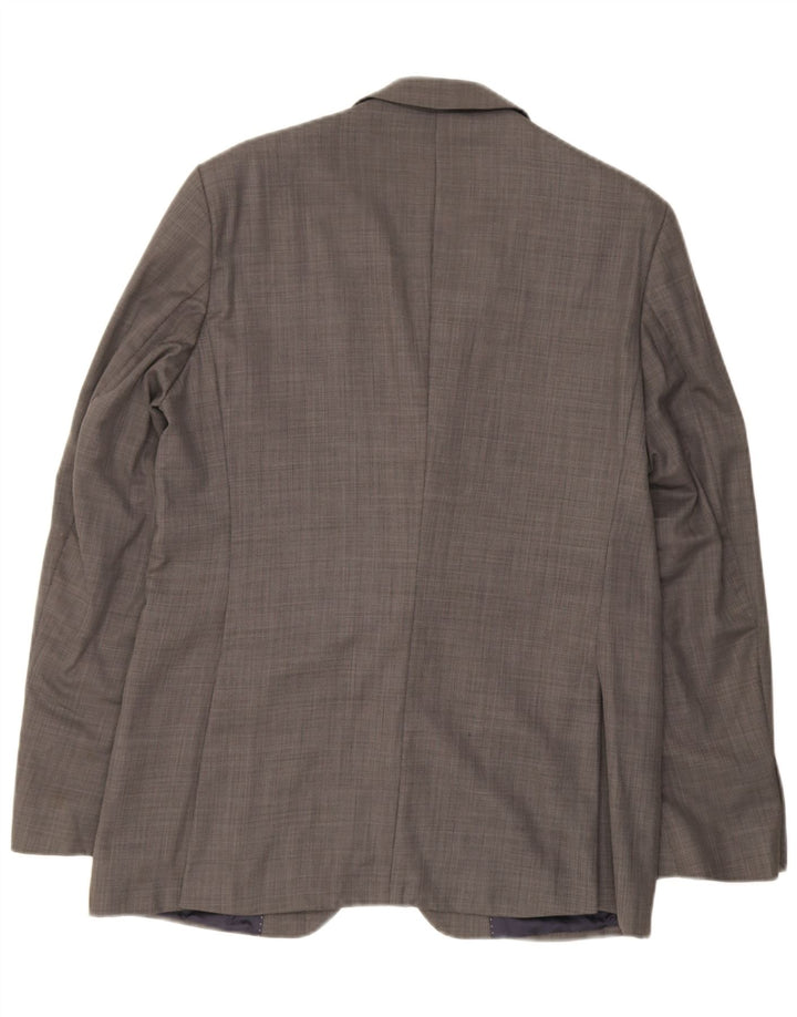 Zara Ανδρικό σακάκι μπλέιζερ με 2 κουμπιά EU 52 Large Grey Wool