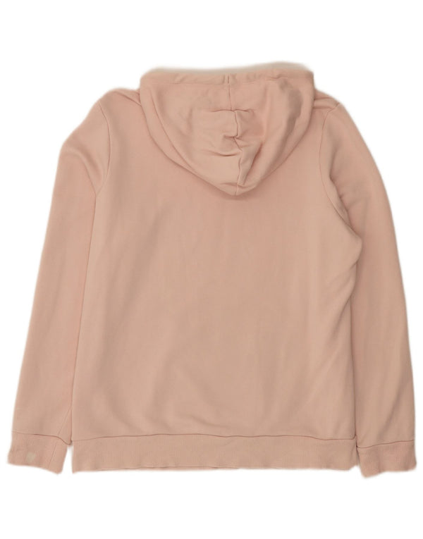 Puma Γυναικείο Γραφικό Hoodie Jumper UK 18 XL Ροζ βαμβακερό
