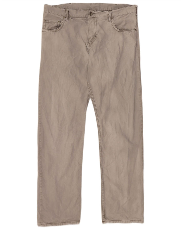 CARHARTT Ανδρικό Slim Jeans W36 L34 Γκρι βαμβακερό