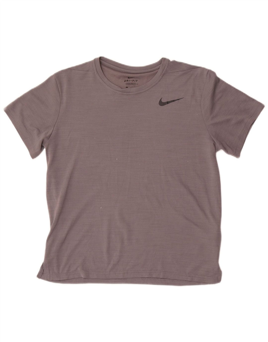 Ανδρικό μπλουζάκι Nike Dri Fit Standard Εφαρμογή Τοπ μεσαίου γκρι πολυεστέρα