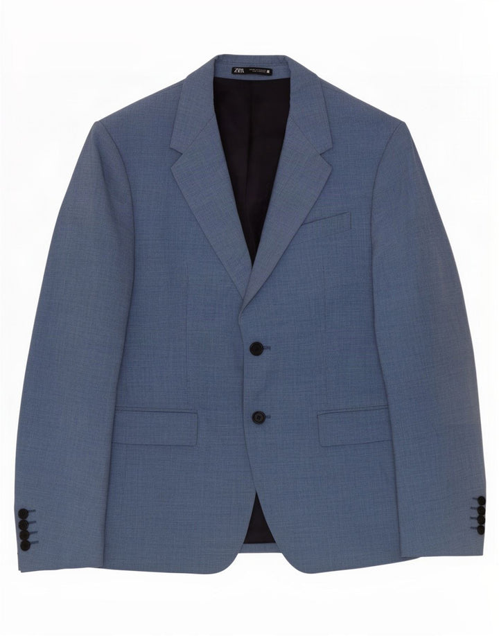 Zara Ανδρικό μπλέιζερ με 2 κουμπιά μπουφάν EU 50 Medium Blue