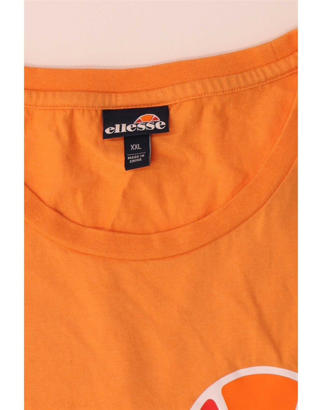 Ellesse Ανδρικό γραφικό T-Shirt Top 2XL Πορτοκαλί Βαμβακερό