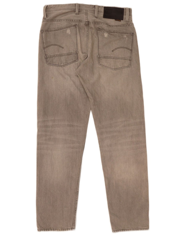 Ανδρικά G-Star Relaxed Distressed Tapered Jeans W30 L32 Γκρι βαμβακερό