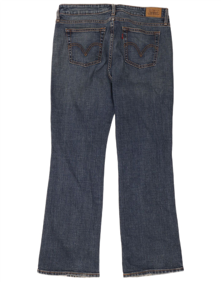 Levi's Womens 545 Low Bootcut Jeans US 12 Large W34 L31 Μπλε βαμβακερό