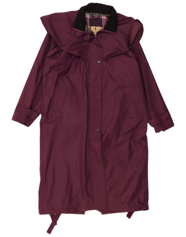 COUNTRY ESTATE Γυναικείο παλτό Capelet UK 16 Μεγάλο Μωβ Πολυεστέρας