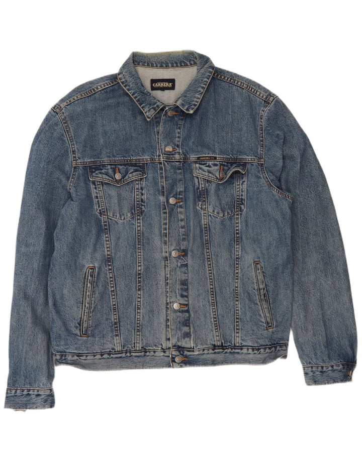 Carrera Ανδρικό Τζιν Μπουφάν UK 44 2XL Μπλε Βαμβακερό