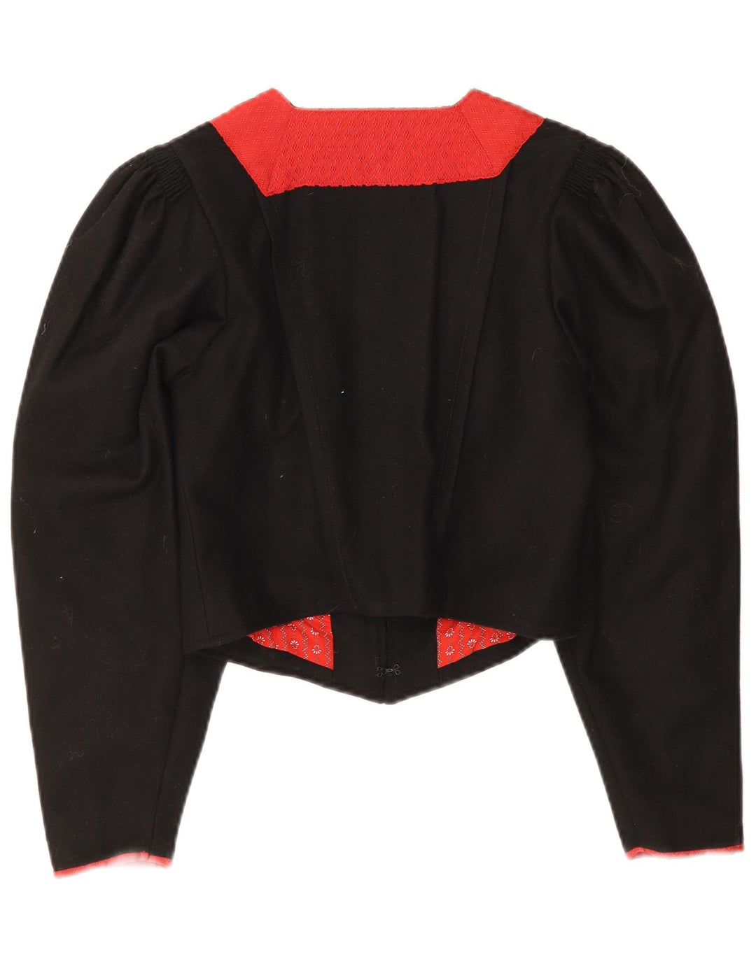 Vintage γυναικείο μπουφάν Bolero Trachten EU 38 Medium Black Colourblock