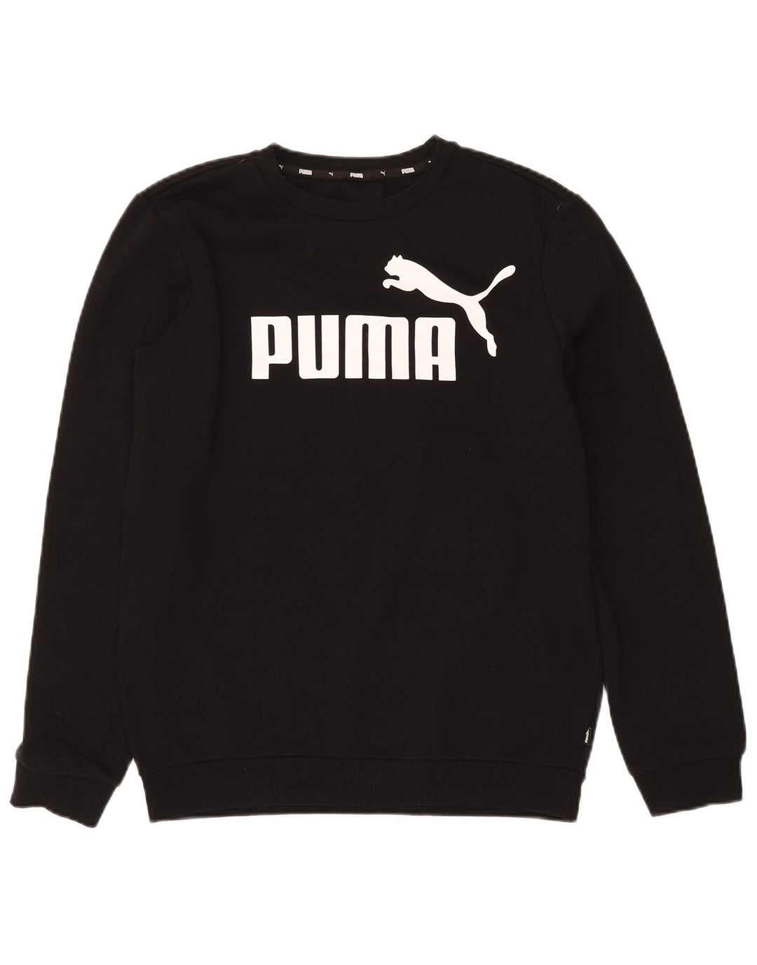 Ανδρικό γραφικό φούτερ Puma Jumper Μικρό μαύρο βαμβακερό