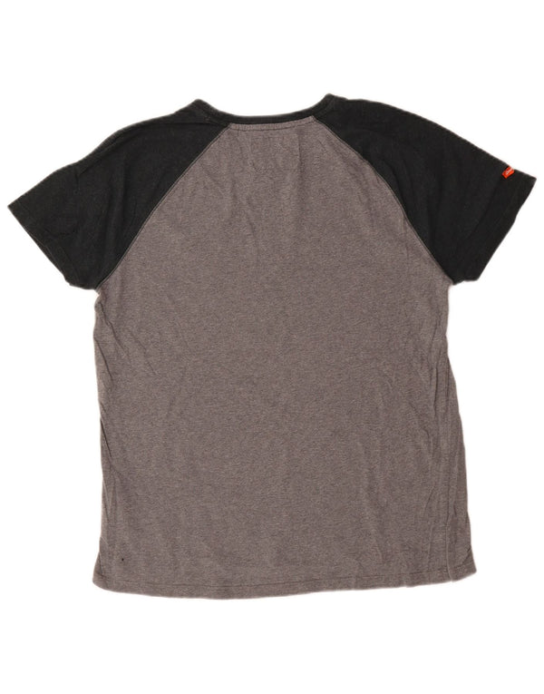 Ανδρικό T-Shirt Superdry Top 2XL Γκρι Colourblock Βαμβακερό