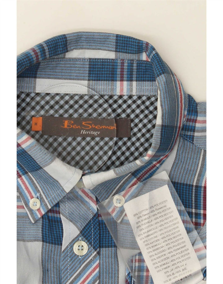 Ανδρικό πουκάμισο Ben Sherman, μεσαίο μπλε, βαμβακερό