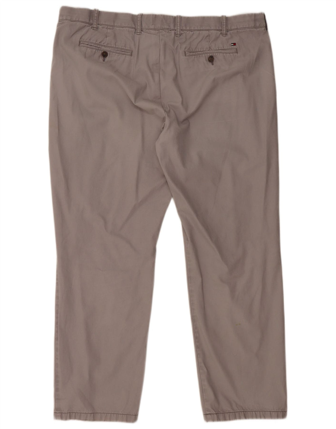 TOMMY HILFIGER Ανδρικό ίσιο παντελόνι Chino W42 L32 Γκρι βαμβακερό