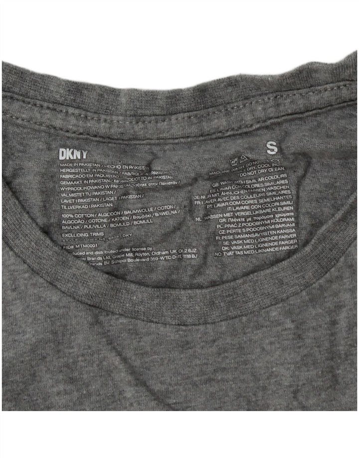 Dkny Boys T-Shirt Top 13-14 ετών Μικρό Γκρι Βαμβακερό