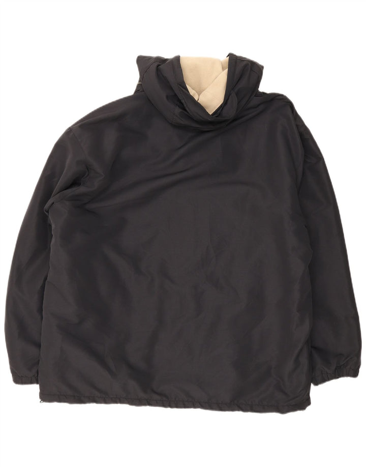 Kappa Ανδρική κουκούλα Loose Fit Reversible Jacket UK 40 Large Black Polyester
