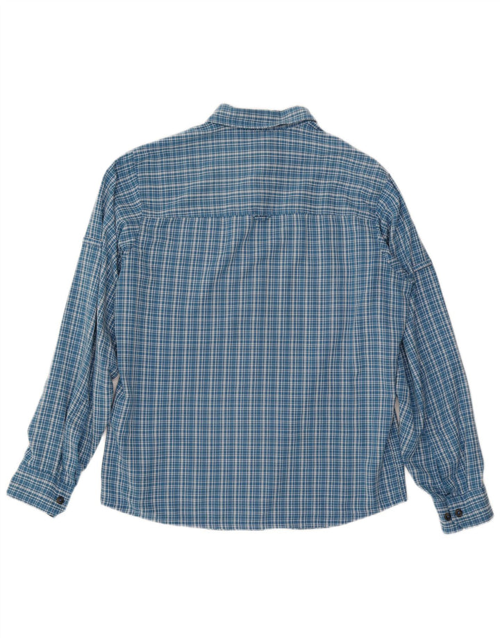Jack Wolfskin Ανδρικό φανελένιο πουκάμισο UK 36/38 Medium Blue Check