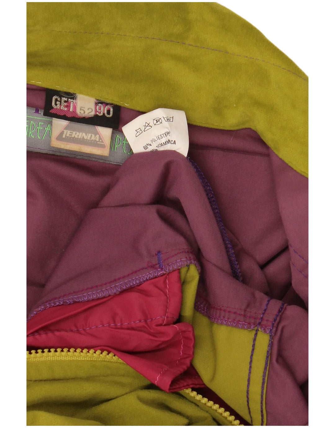 GREAT ESCAPES Ανδρική αθλητική φόρμα Top Jacket IT 52 Large Purple Colourblock