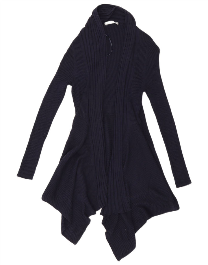 Marks & Spencer Γυναικείο πουλόβερ Longline Cardigan UK 14 Medium Navy Blue
