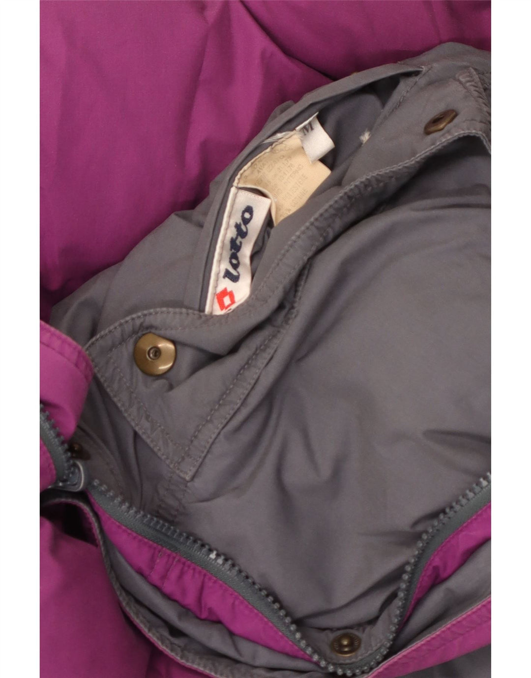 Lotto Ανδρικό μπουφάν με επένδυση UK 38 Medium Grey Polyester