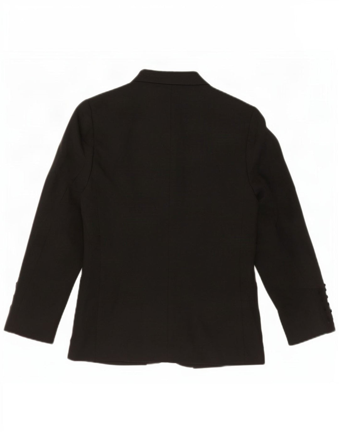 Marks & Spencer Girls 2 Button Blazer Jacket 8-9 Years Black Polyester