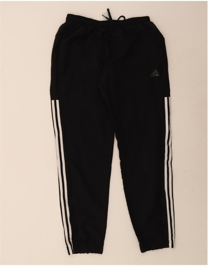 Ανδρική φόρμα ADIDAS Παντελόνι Joggers Μεσαίο Μαύρο Πολυεστέρα