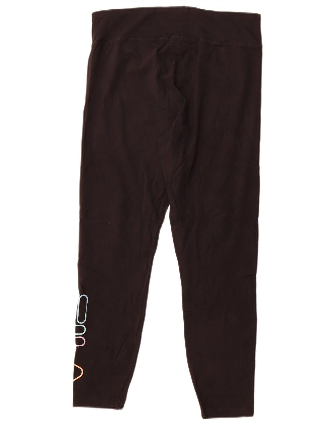 Fila Γυναικείο Γραφικό Κολάν UK 14 μεγάλο μαύρο βαμβακερό