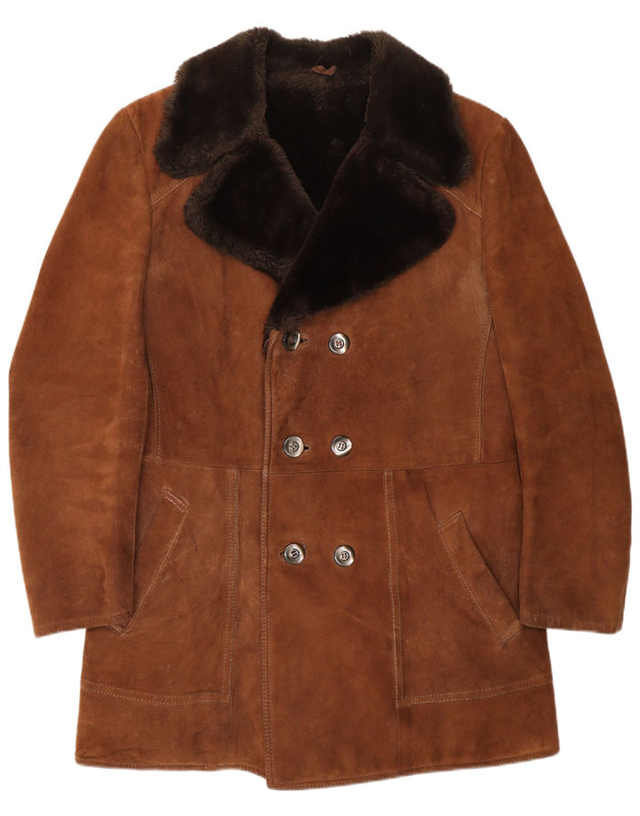 Ruffo Γυναικείο Παλτό Shearling IT 50 XL Καφέ