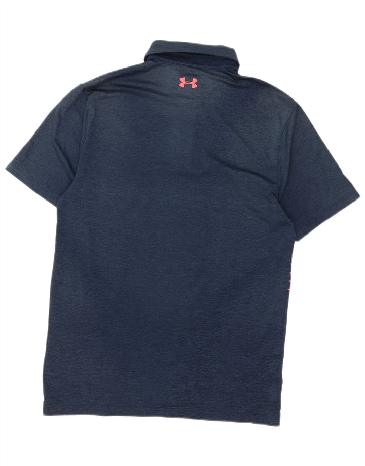 Under Armour Ανδρικό Πόλο Μπλουζάκι Μικρό Navy Blue ριγέ
